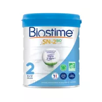 Biostime 2 Lait En Poudre Bio 6-12 Mois B/800g à SAINT-MARTIN-DU-VAR